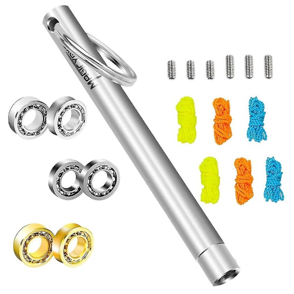 Komplett Yoyo Kit 10 bollar svarar inte Yoyo +yoyo + borttagningsverktyg+6yoyo sträng+6yoyo axlar
