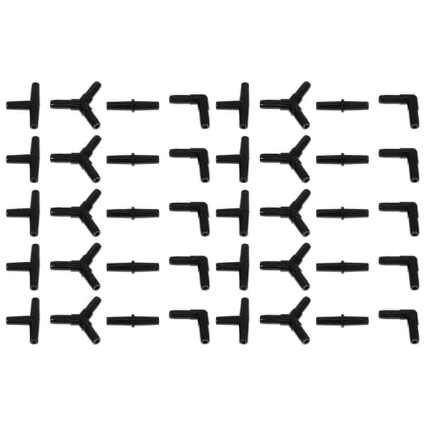Oksygenpumpe Luftslangeadapter for Akvariumbruk 40 stk. sett