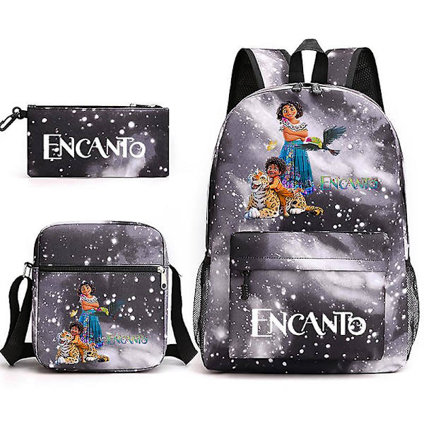 Encanto Mirabel Madrigalryggsäck + Axelväska + case Carnival Present Only Pencil Case