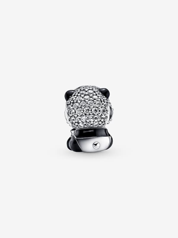 Pandora - Glittrande söt panda-berlock - Sterlingsilver iphone