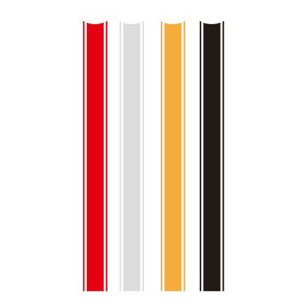Enkla mönster för motorcykelpinstripe | Dekor Motorcykeldekal Stripe - Motorcykel Silver