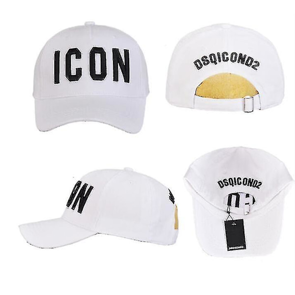 Bomullsbaseballkepsar Ikon Logotyp Dsq2 Bokstäver Högkvalitativ cap män kvinnor hatt svart cap pappa hattar