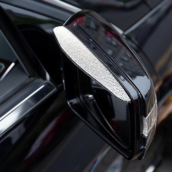 2kpl tekojalokivi auton taustapeili sateen kulmakarva vedenpitävä auton sivutaustapeili aurinkosuoja Varjostin sadesuoja Autotarvikkeet| | 1pair Red