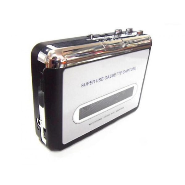 Kryc-bærbar kassettspiller lydkassett mp3-konverter, konverter walkman-kassett til mp3 via usb, magnetofon en kassett