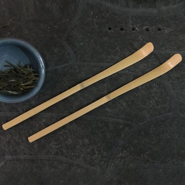 Bambus Matcha Scoop Tea Tools Pulver Måleske Japansk Ceremoni Værktøj Matcha Tea Chashaku white