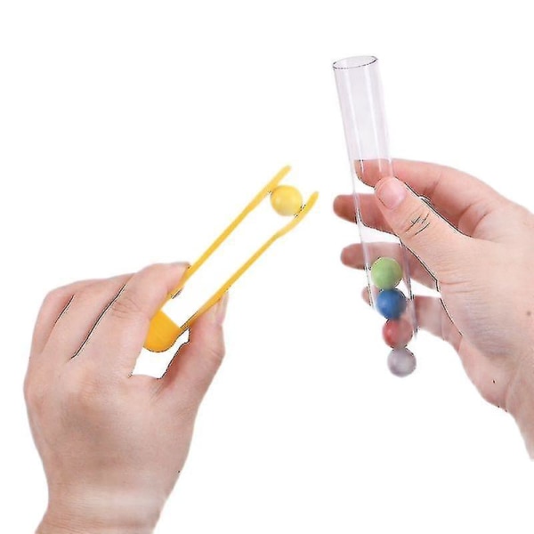 Clip Beads Clip Ball Test Tube Legetøj Tidlig uddannelse Legetøj Logik Koncentration Børn