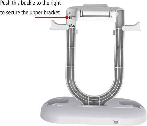PS-VR2 Controller Opladningsdock og VR Headset Standholder, 2-i-1 Opladerstation til 2 Controllere Headset Display Rack, VR2 Tilbehør