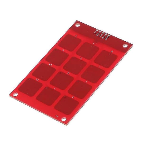 MPR121 12-veis kapasitivt tastaturbryterpanel for