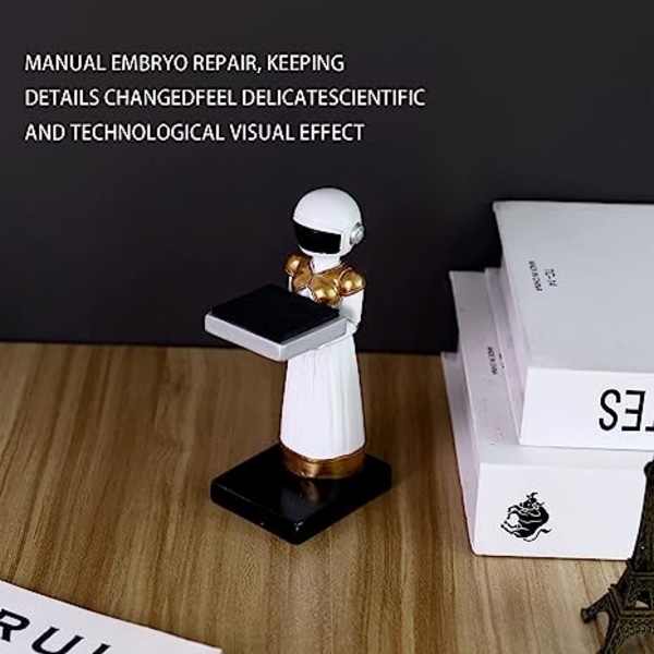 Ur Display Stand Kvinder Robot Figurer Kreativ Ur Opbevaring Smykker Display Bord Brilleholder til kontor boligindretning