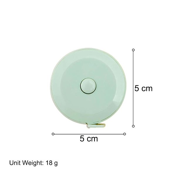 Måttband, dubbelsidigt mjukt måttband för skräddare kroppsmått och mätmaterial (60 tum / 150 cm & 6 stycken i 1 set)