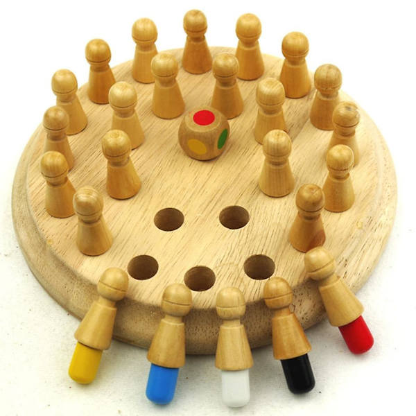 Puinen Muistipeli Tikku Shakkipelit Lapsille Lasten Puzzle Koulutuslelut