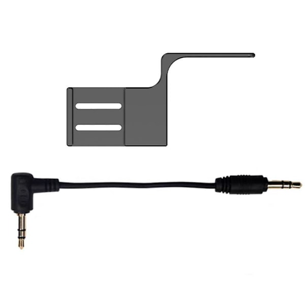 For Insta360 X4 Kamera Tilbehør Mikrofon Metall Utvidelse Montering Holder+Kabel