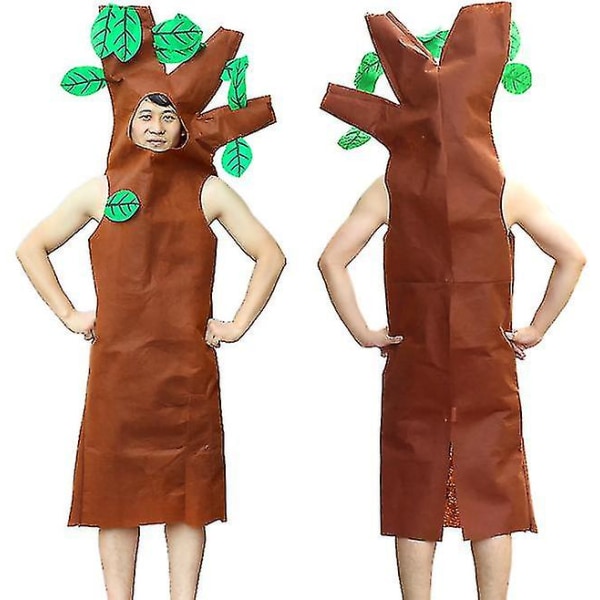 Carnival Påskedag Kostume Træ Cosplay Voksen Børn Kjole Juleforsyninger Halloween Decor 130-140cm