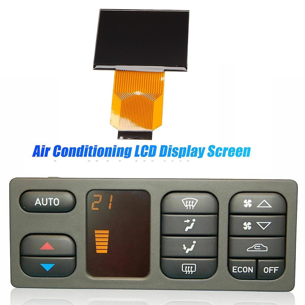 Bil Klimatkontroll Luftkonditionering LCD Skärm för SAAB 93 9-3 1999-2003 Pixel Reparationsskärm Ersättning As Shown