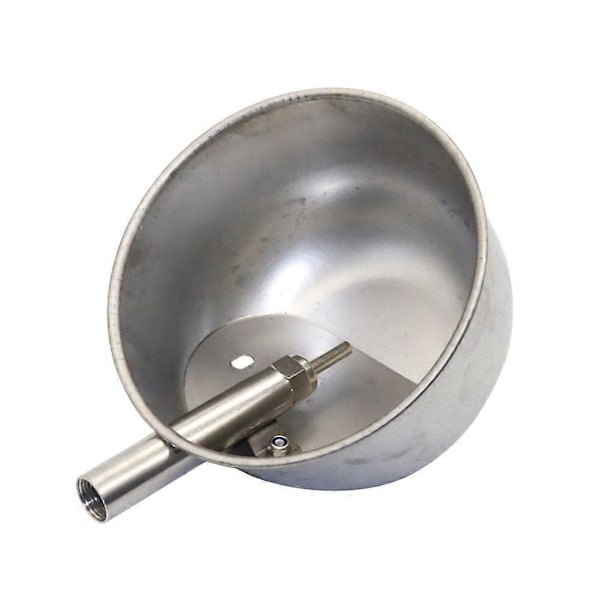 Svine drikkevandsskål drikkevandstank smågrise automatiske drikkefontæner svinefoderudstyr-21cm Silver