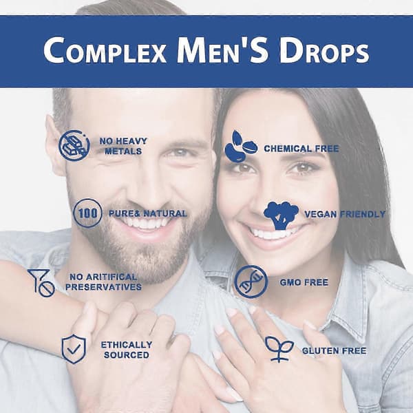 30 ml dråper for menn, superpotent versjon for sterke menn 2Pcs