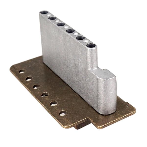 6-strängars gitarr Tremolo Bridge Single Shake Assembly System för SQ ST Elgitarrtillbehör bronze