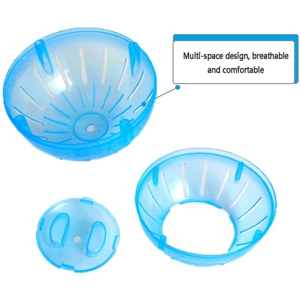 Hamsterboll, 2st Hamster Träningshjul Mini Jogging Löparboll Plast Pet