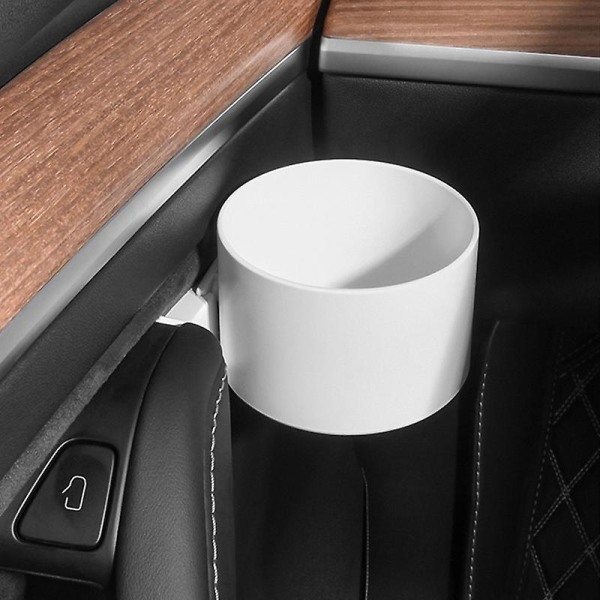 Dørmontert koppholder for Tesla Model 3 Model Y Drikkekaffeflaskestativ Coaster Vanntett interiørtilbehør - Drikkeholdere Black - right