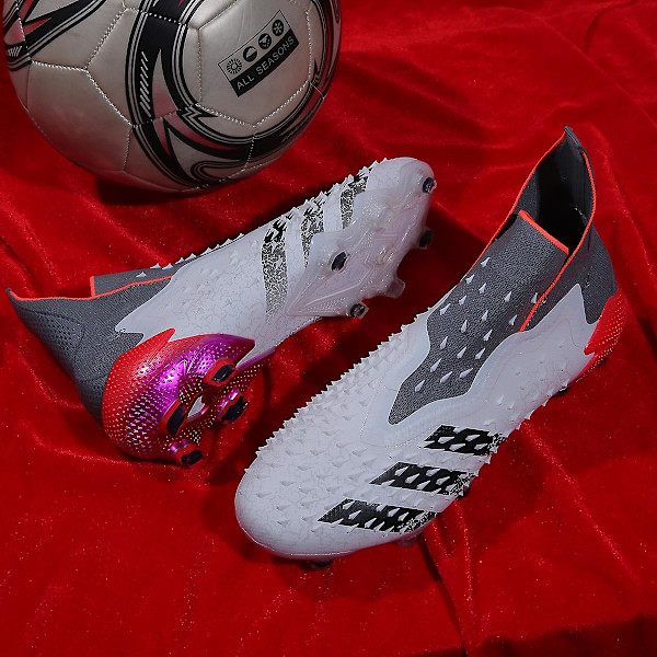 Fodboldsko Herre Assassin 15 Low-top Tf Broken Nails Børnespil Træningssko Ag Lange negle Kunstgræs læder fodboldsko white 34
