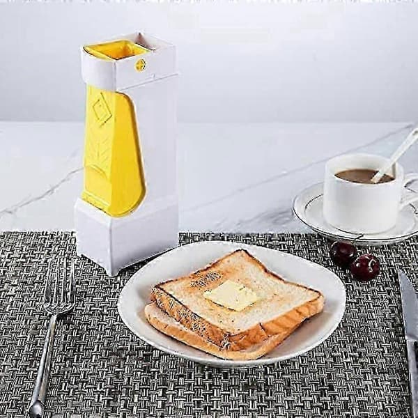 Smørdispenser med ett-klikks kutter, smørlagringsverktøy