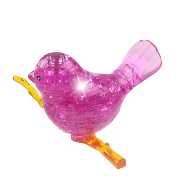 3D Kristall Pussel Söt Fågel Modell DIY Gadget Block Byggleksak Gåva HET