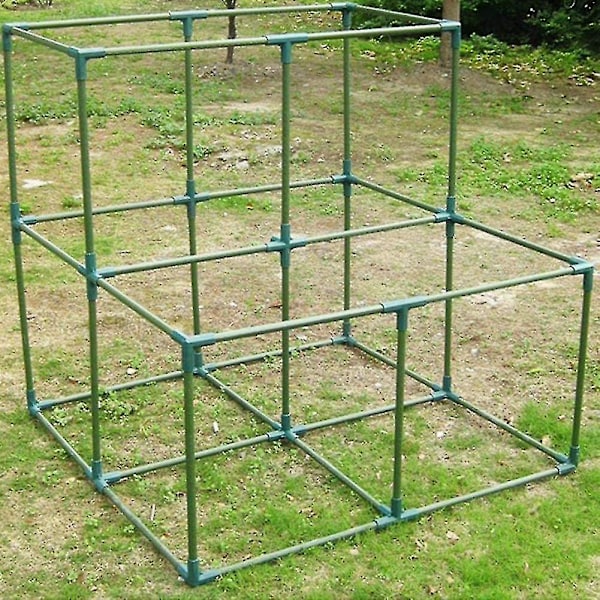 10 stk. drivhusrammeforbindelser plantestave havearbejde rammebygningsforbindelser 11mm plast 3 /4 vejs hjørne A