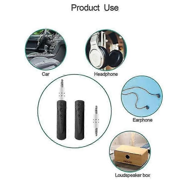 Bluetooth-mottagare, Mini Bluetooth 3,5 mm Aux-adapter Handsfree