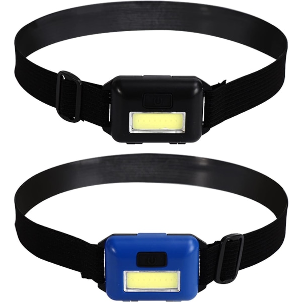 Almi 2 Pack Led Head taskulamppu taskulamppu aikuisille ja lapsille Headtorch Camping Lahja