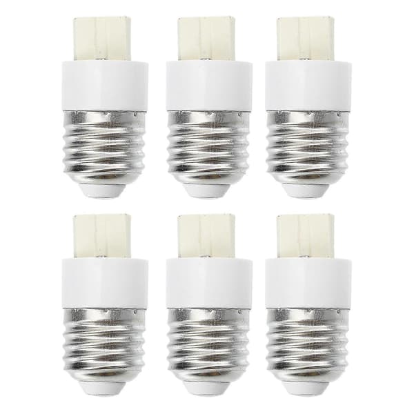 6 kpl Lampunpidinadapterit Lampun kanta-adapterit (E27 - G9)