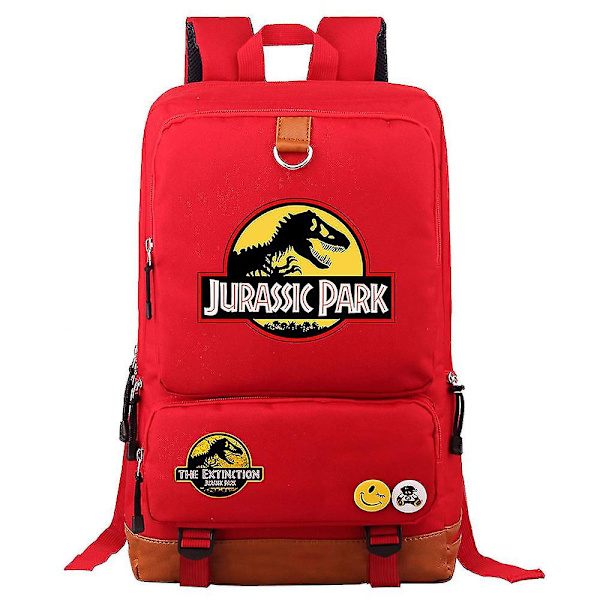 Jurassic World & Park Ryggsäck: Slitstark resväska för bärbar dator - ryggsäck, budbärare, skolväska med axelremmar för karaktärer och skolmaterial 10