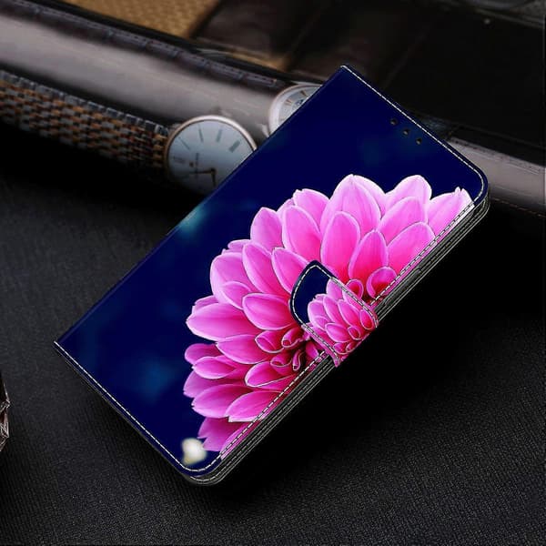Plånboksfodral för Samsung Galaxy A52 4G/5G/A52s 5G, PU-läderstativ 3D-mönstertryck telefonfodral