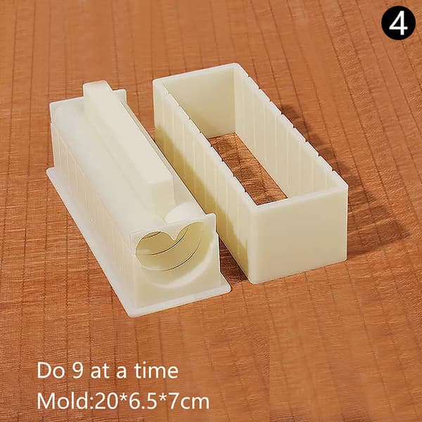 Bærbar DIY Sushi Maker Produksjonssett Risrullform For Nybegynnere 4