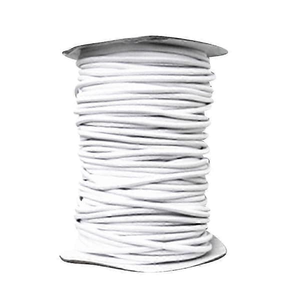 4mm 5m Hvit Elastisk Strikk Tau Støtsnor Festestropp - Båt/Tilhenger Trekk