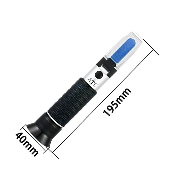 Fordon Frostskydd Refraktometer Glykol Glas Vatten Batteri Vätska Fryspunkt Atc Bil Urea Koncentration Tester Detektor|instrument Verktyg|