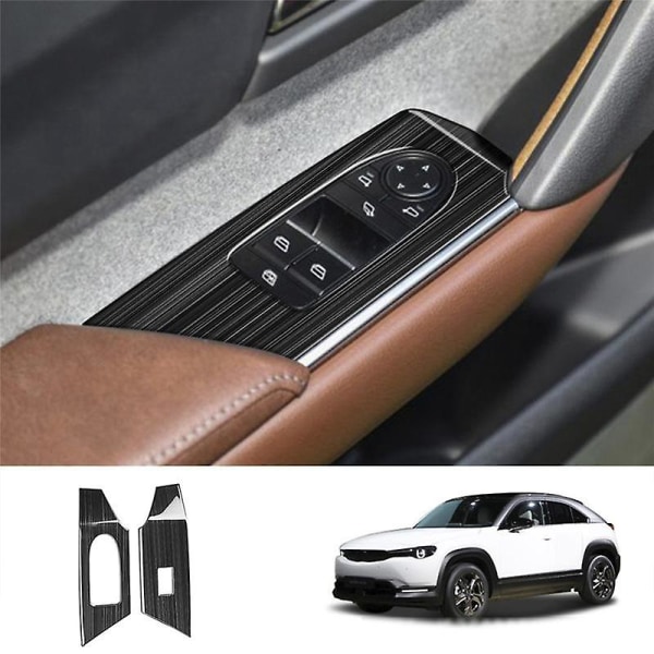 För 2022 Mx30 Mx-30 Fönsterglas lyftknappsbrytare Cover Trim Dörr Armstöd Panel Rhd