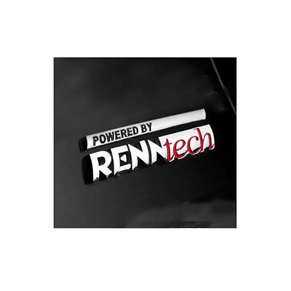 1pcxmetallegering Powered By Renntech Car Sticker Emblem Badge Emblem Emblem chrome