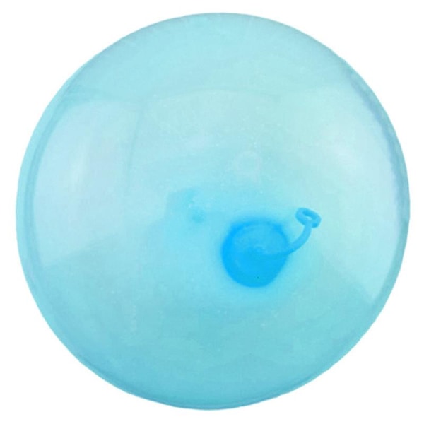 Jättiläinen puhallettava ilmapallo pomppii hauska sisä-ulkopuutarhalelu lahja lapsille Blue L  60-70cm