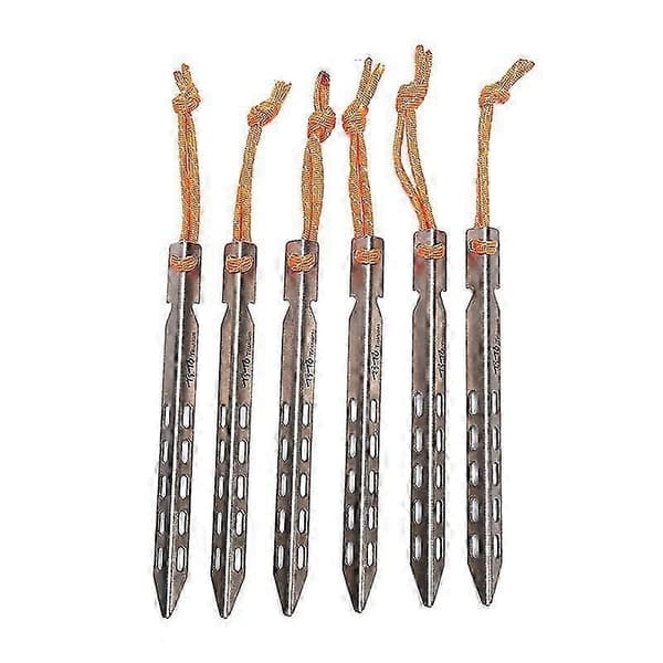 Titanium Telt Sild V Form Titanium Spike Vindtæt Udendørs Camping Titanium Telt Søm Tilbehør Titanium Telt