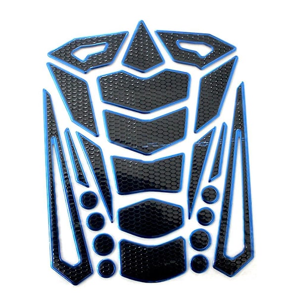 Moottoripyörän säiliön suojatarra | Moottoripyörän tarrat Moottoripyörän säiliö - Universal 3d Blue