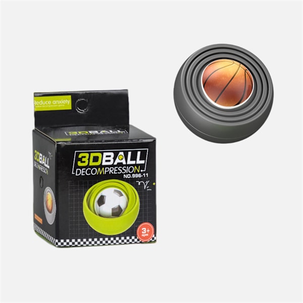 Finger ABS 3D Infinite Flip Ball Stress relief Dekompressionsleksaker för barn Vuxna Roliga presenter Festfavoriter C One Size