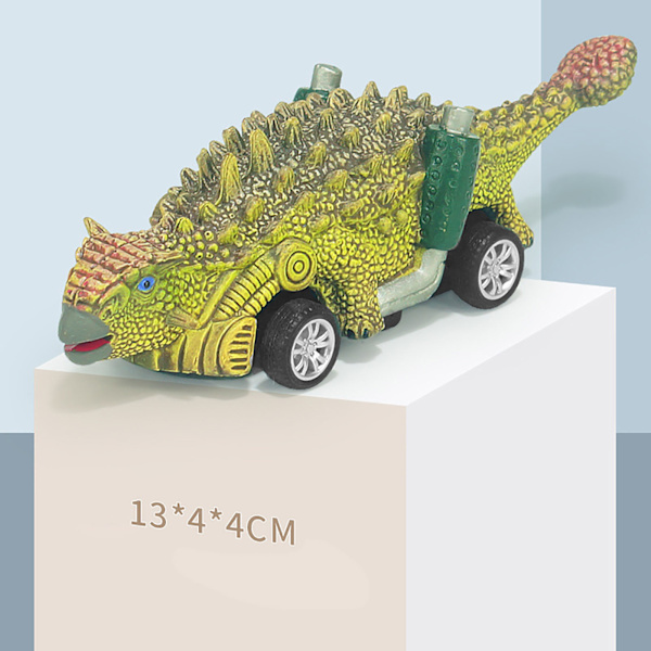 Bästa presenterna Pull Back Vehicles Leksaker för 3-9 år gamla pojkar och flickor Dinosauriebilar as shown