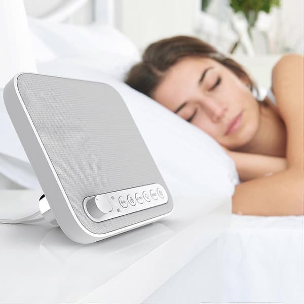2025 Siste Modell Søvnlydmaskin med USB-lader - Sømløs Looping med 6 Beroligende Lyder