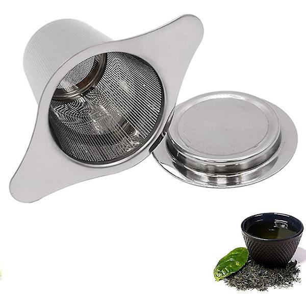 304 te-sil i rustfritt stål, 2-pack te-sil i rustfritt stål, Stai
