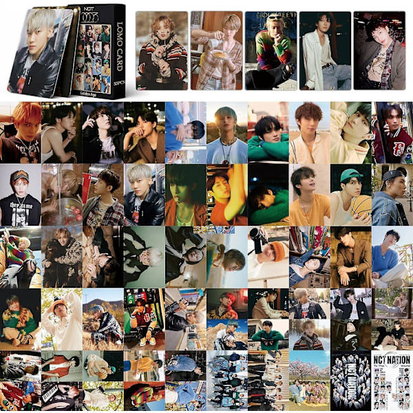 55 kpl NCT Lomo -kortit NCT -valokuvat NCT 2023 Golden Age Uusi albumi NCT Postikortit Lahja faneille