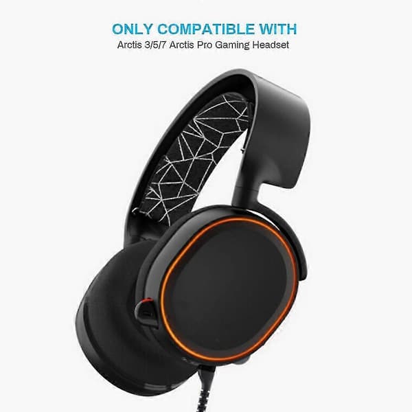 Erstatningslydheadsetkabel til Steelseries Arctis 7 5 3 Pro trådløse gaming-hovedtelefoner 1,5 m ca.