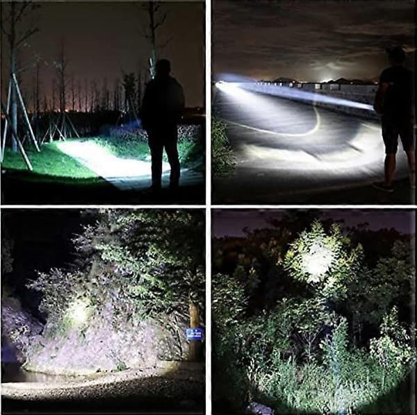Superljus LED-pannlampa med sensor