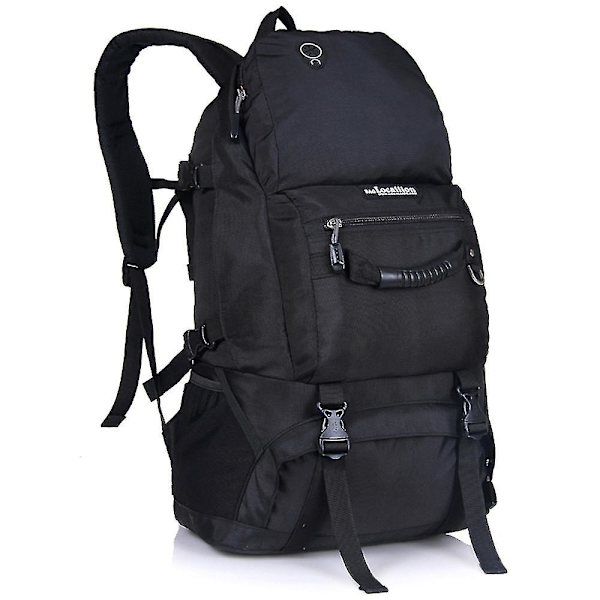 40l vanntett turryggsekk Trekking reiseryggsekk For menn Dame Sportsbag Utendørs klatreveske black