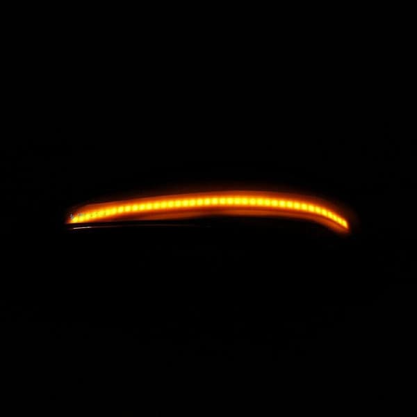 2x Dynamiske sorte sidespejl LED-blinklys til Honda Civic Mk8 05-2012