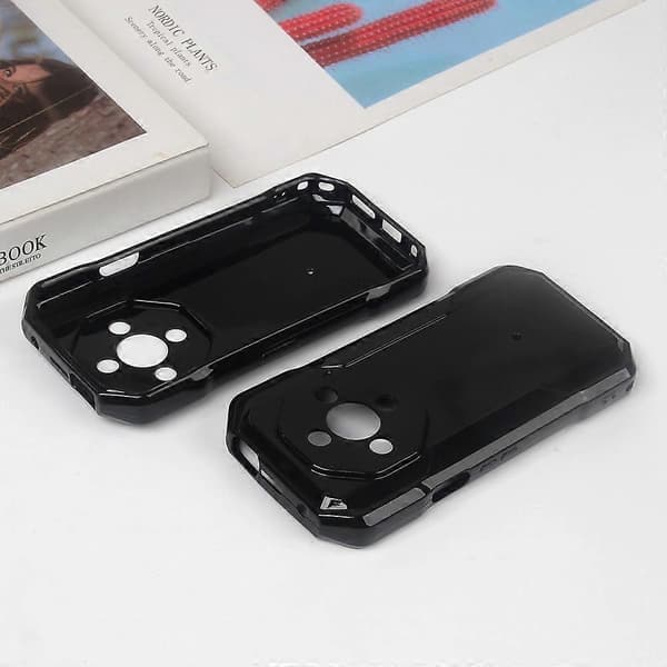 Kompatibelt deksel for Ulefone Armor X32 Pro, mykt TPU-deksel med fallbeskyttelse Black